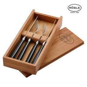 STEAK CUTLERY 4 PCS IN WOODEN BOX