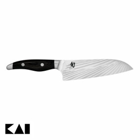 SHUN NAGARE BLACK SANTOKU 7"