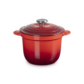 RICE POT + STONEWARE INNER LID CERISE