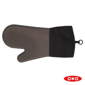 SILICONE OVEN MITT BLACK