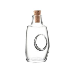 OID OIL AND VINEGAR BOTTLE & CORK STOPPER CLEAR