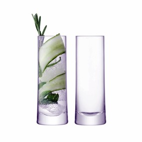 13ozl HIGHBALL GLASS CLEAR - SET OF 2