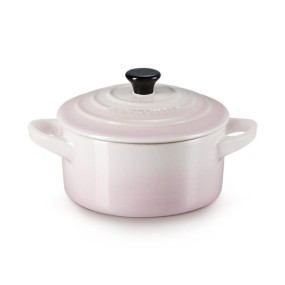 10CM STONEWARE MINI COCOTTE - SHELL PINK