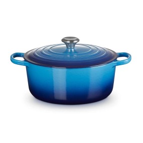 28CM SIGNATURE ENAMELLED CAST IRON ROUND CASSEROLE...