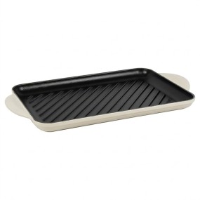32CM CAST IRON RECTANGULAR GRILL - MERINGUE