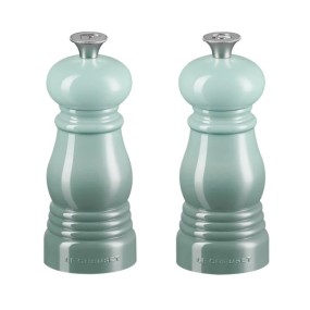 SET OF 2 CLASSIC SALT AND PEPPER MILLS - SEA SALT
