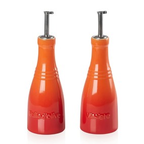 240ML STONEWARE OIL & VINEGAR SET - VOLCANIC