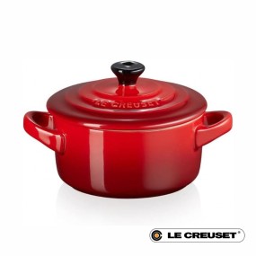 10CM STONEWARE MINI COCOTTE - CERISE