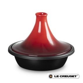 31CM CAST IRON TAGINE - CERISE