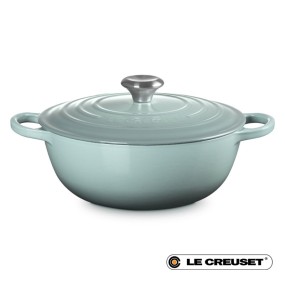 26CM SIGNATURE CAST IRON SOUP POT - SEA SALT