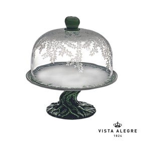 CAKE STAND W/DOME POMUM