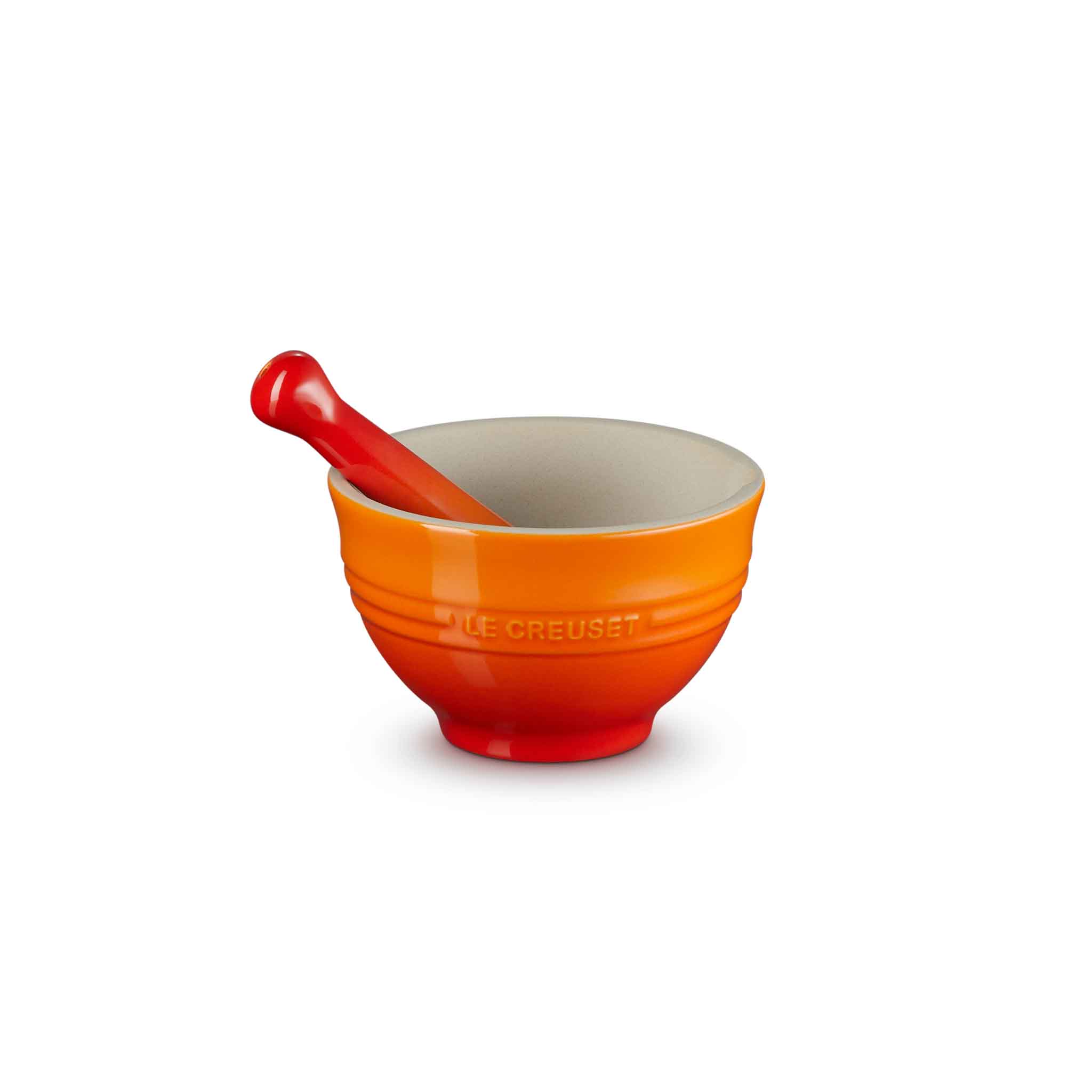 Le Creuset Stoneware Pestle and Mortar 300ml Volca...